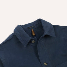 Load image into Gallery viewer, Navy Cotton Duck Canvas Five-Pocket Chore Jacket
