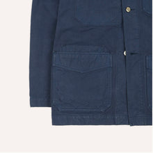 Load image into Gallery viewer, Navy Cotton Duck Canvas Five-Pocket Chore Jacket
