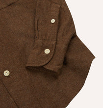 Load image into Gallery viewer, Drake&#39;s Brown Wool Work Shirt
