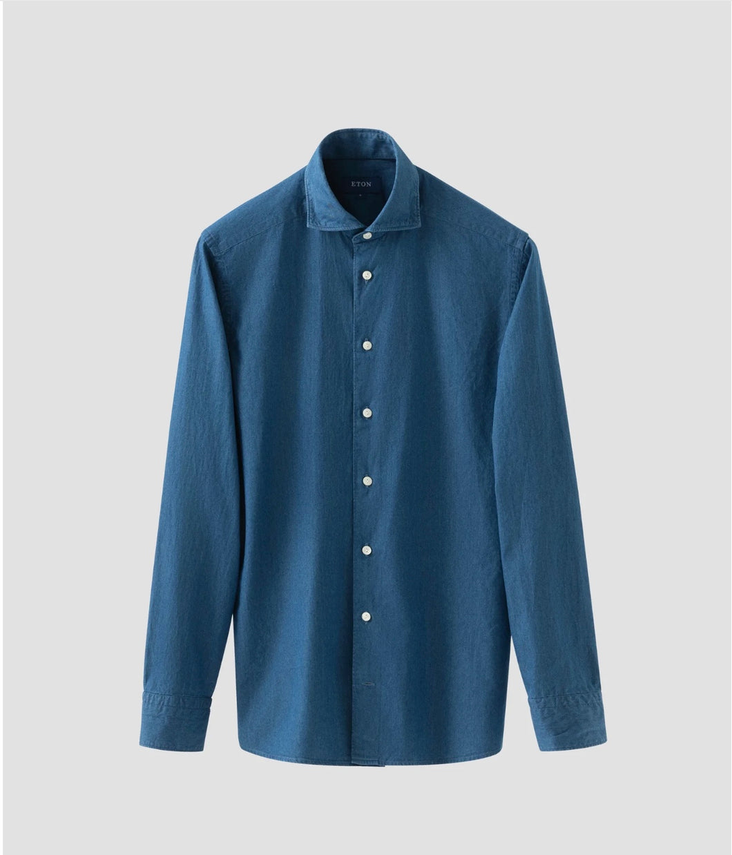 Eton Mid Blue Denim Shirt