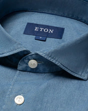 Load image into Gallery viewer, Eton Mid Blue Lightweight Denim Shirt
