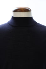 Load image into Gallery viewer, Fedeli Super 140&#39;s  MockNeck Knitwear (Navy)
