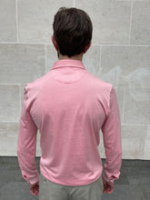 Load image into Gallery viewer, Fedeli &#39;Zero&#39; Giza Cotton Polo Shirt (Pink)
