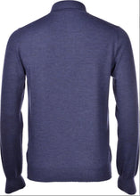 Load image into Gallery viewer, Gran Sasso Merino Polo Knit, Airforce Blue
