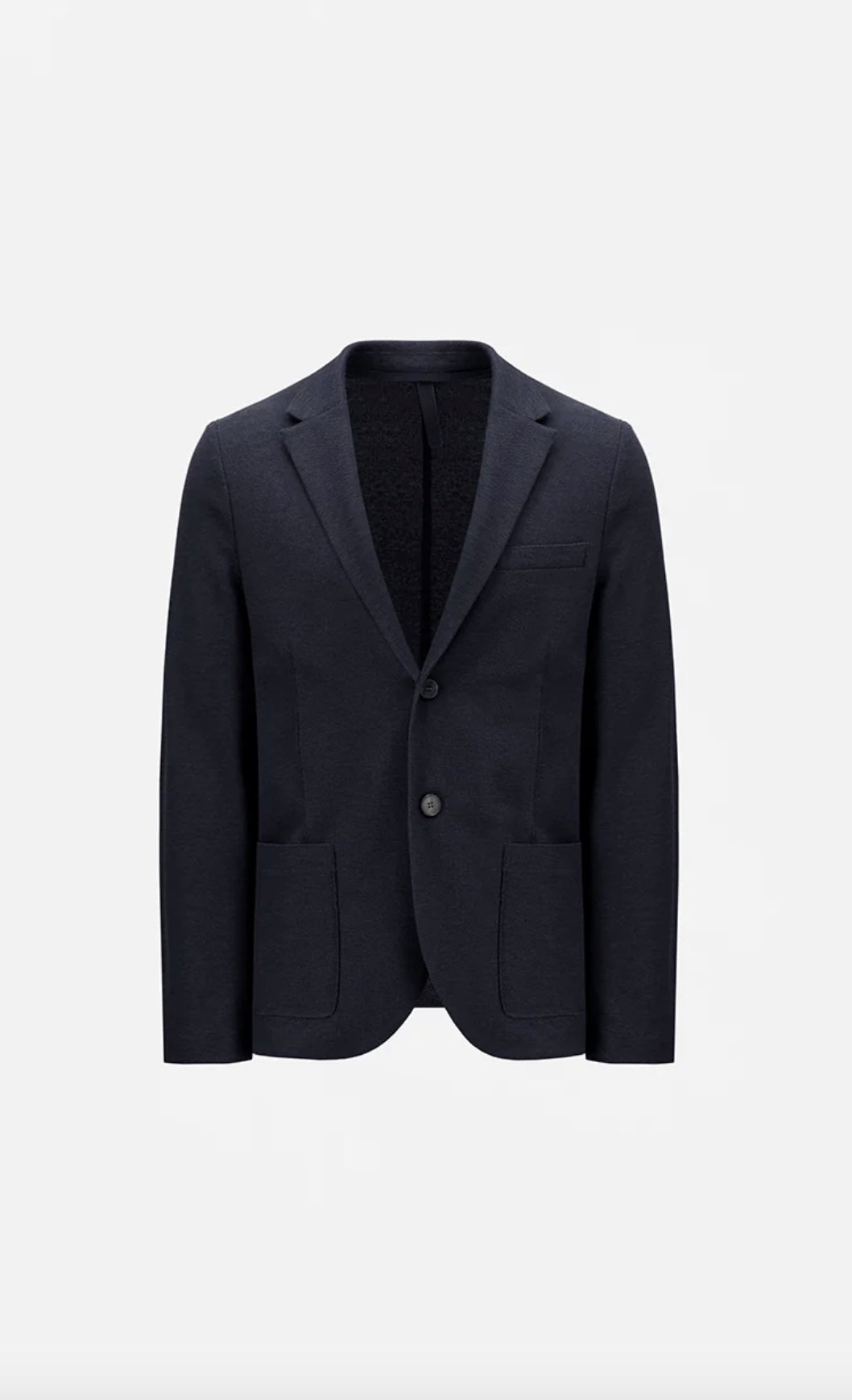 Harris Wharf Jacket in Honeycomb Loro Piana Fabric (Navy)