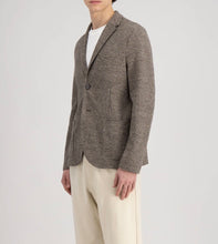 Load image into Gallery viewer, Harris_Wharf_Brown_Beige_Houndstooth_jacket
